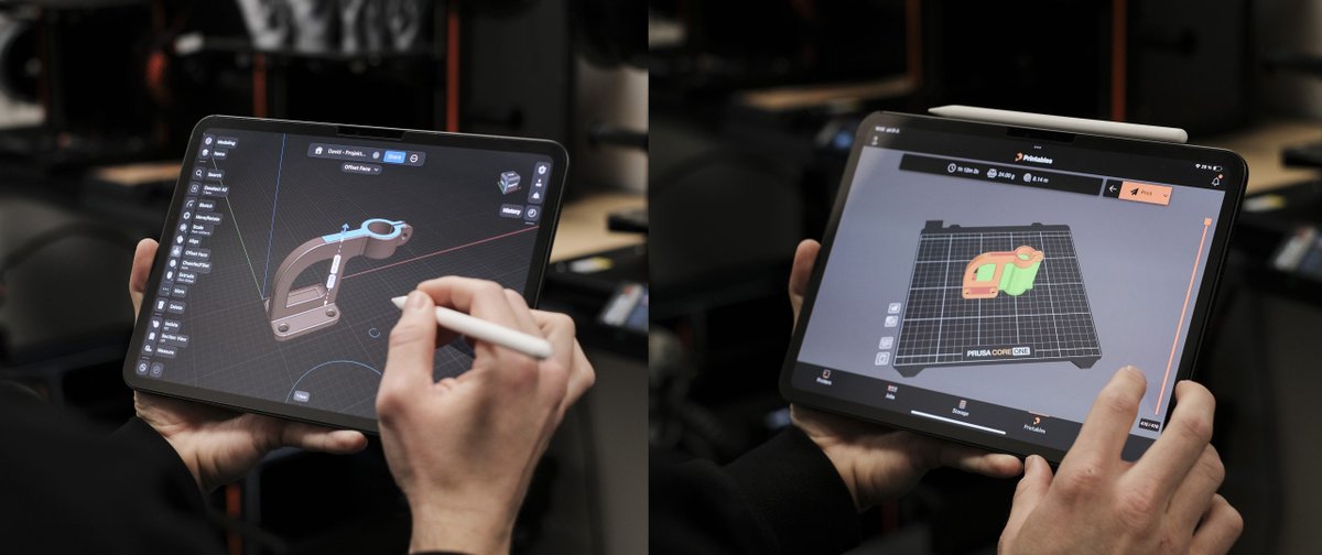 Cad and Slice on an iPad